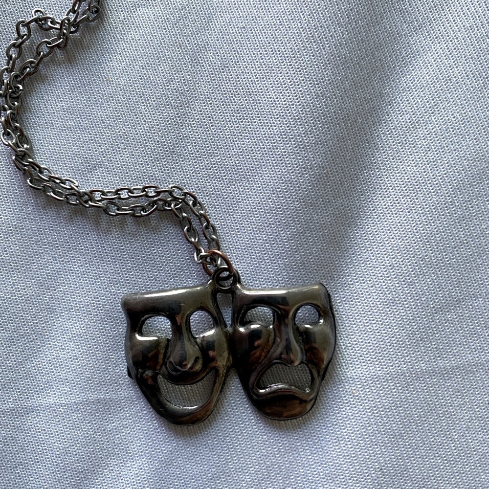 Smile now cry later necklace